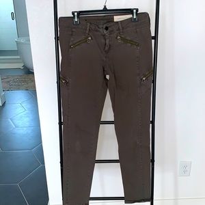 Treasure & Bond Zipper-detail Skinny Jean